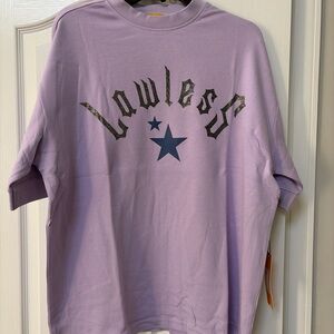 Civilized Lilac Tee with Bold Tag